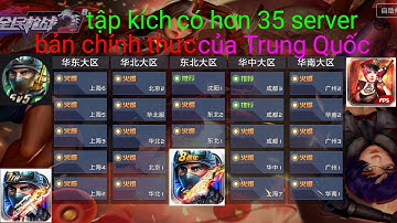 tập kích bản chính thức của bên Trung Quốc có hơn 35 server Crisis Action