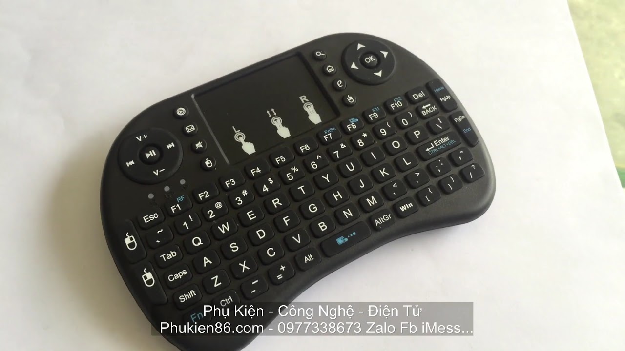 Bình Dương – Bán bàn phím kiêm chuột không dây cho Tivi Box Android Smart Tivi…