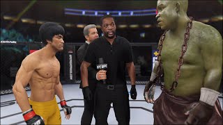 Bruce Lee Vs. Shrek Ogre - Ea Sports Ufc 4 - Epic Fight 🔥🐲