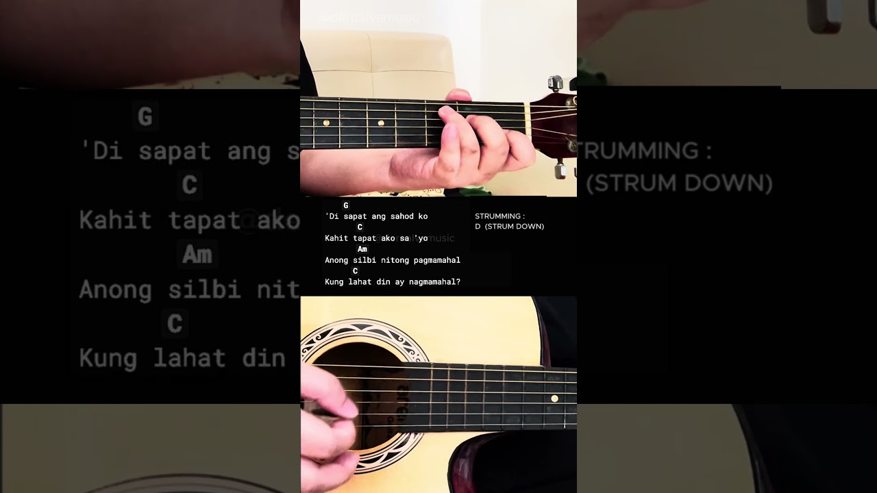 Mahal Magmahal - Esremborak | Easy Guitar Tutorial For Beginners #guitarlesson #shorts