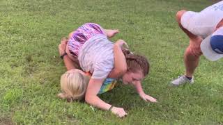 Didnt Get All The Video But Big Girls Wrestling