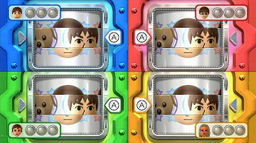 Wii Party U Battle of The Minigames(2 player)Binz vs Bink vs Elena vs Anna