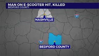 Man killed while riding e-scooter in Bedford County