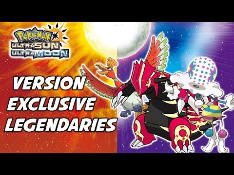 Version Exclusive Legendary Pokemon in Pokemon Ultra Sun and Ultra Moon!