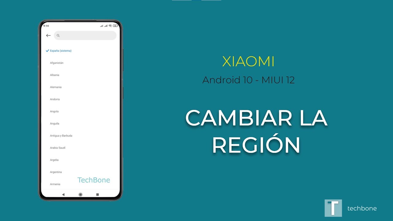 Cambiar la región - Xiaomi [Android 10 - MIUI 12] - YouTube