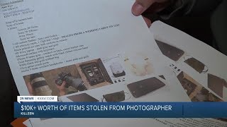 Local photographer's equipment stolen on Christmas Eve, one day after shooting a wedding