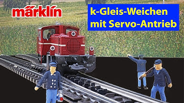 My model railroad dream layout: Märklin k-track switches with servo drive (English subtitles)