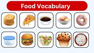 50 Food Name in English | Food Vocabulary | Mini English Education