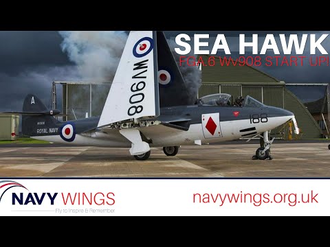 Sea Hawk FGA.6 Wv908 Start Up!
