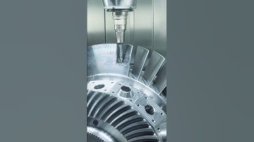 5-Axis Machined Aluminum Aerospace Impellers #precisionparts #cncmachining #cnclathe #cnc #impeller