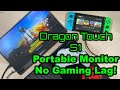 Dragon Touch S1 Usb C 15.6 Portable Monitor - No Lag for Gaming!