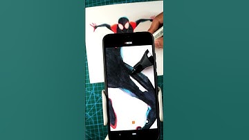 Tik Tok Drawing Transition Tutorial🕷 #shorts