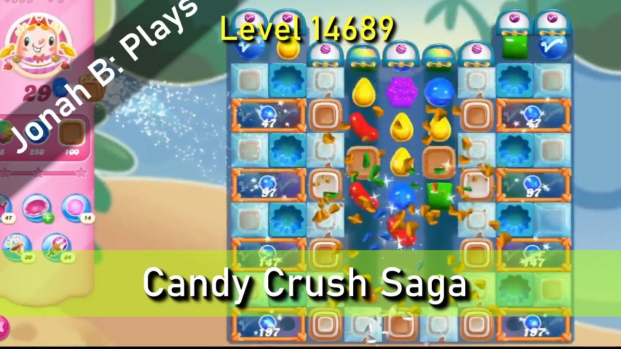 Candy Crush Saga Level 14689 - YouTube