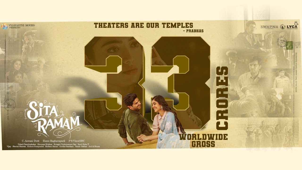 Thanks for pouring all your love in the form of collections 33 Crores