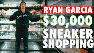 RYAN GARCIA BUYS EVERY PERSON IN THE STORE FREE SHOES AND SPENDS $30,000 !!!