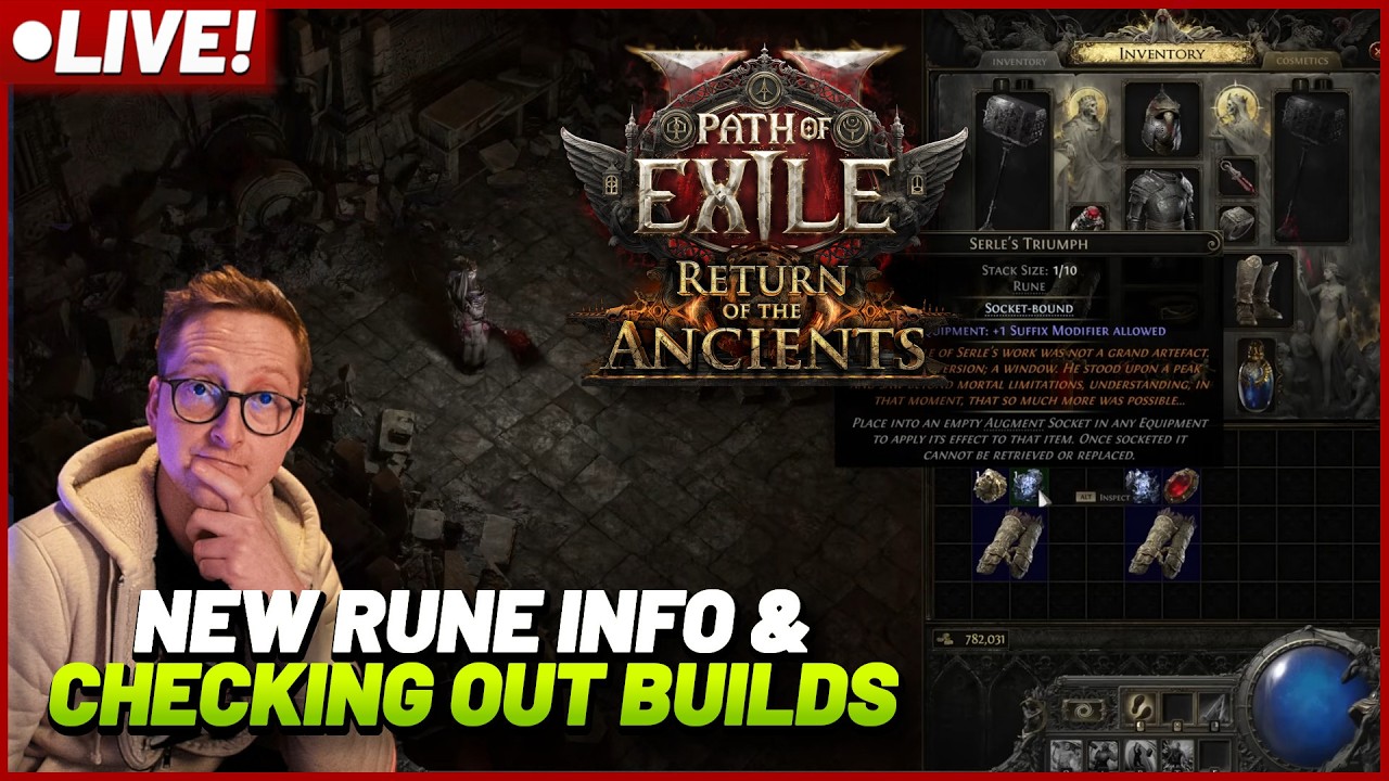 🔴[LIVE] PoE 2 0.5 New Rune Info and Crafting Speculation - YouTube
