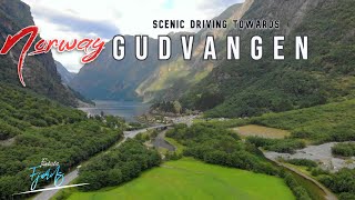 Gudvangen Fjord Norway | Scenic & Relaxing Drive | Fantastic Fjords- EP14/S01