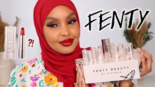 NEW FENTY ICON REFILLABLE LIPSTICK SWATCHES + REVIEW | Is It Worth $40?! | Jasmine Egal