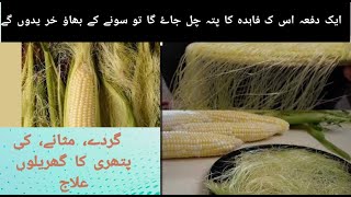 Corn hair benefits for kidney stones|Easy home ramedy for kidney stones|@AfshanJabeenOfficial