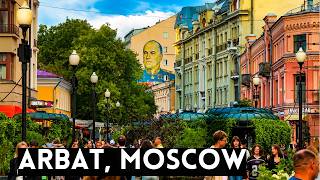 ARBAT and NOVY ARBAT — The Most Famous Pedestrian Streets in MOSCOW, Russia [4K]