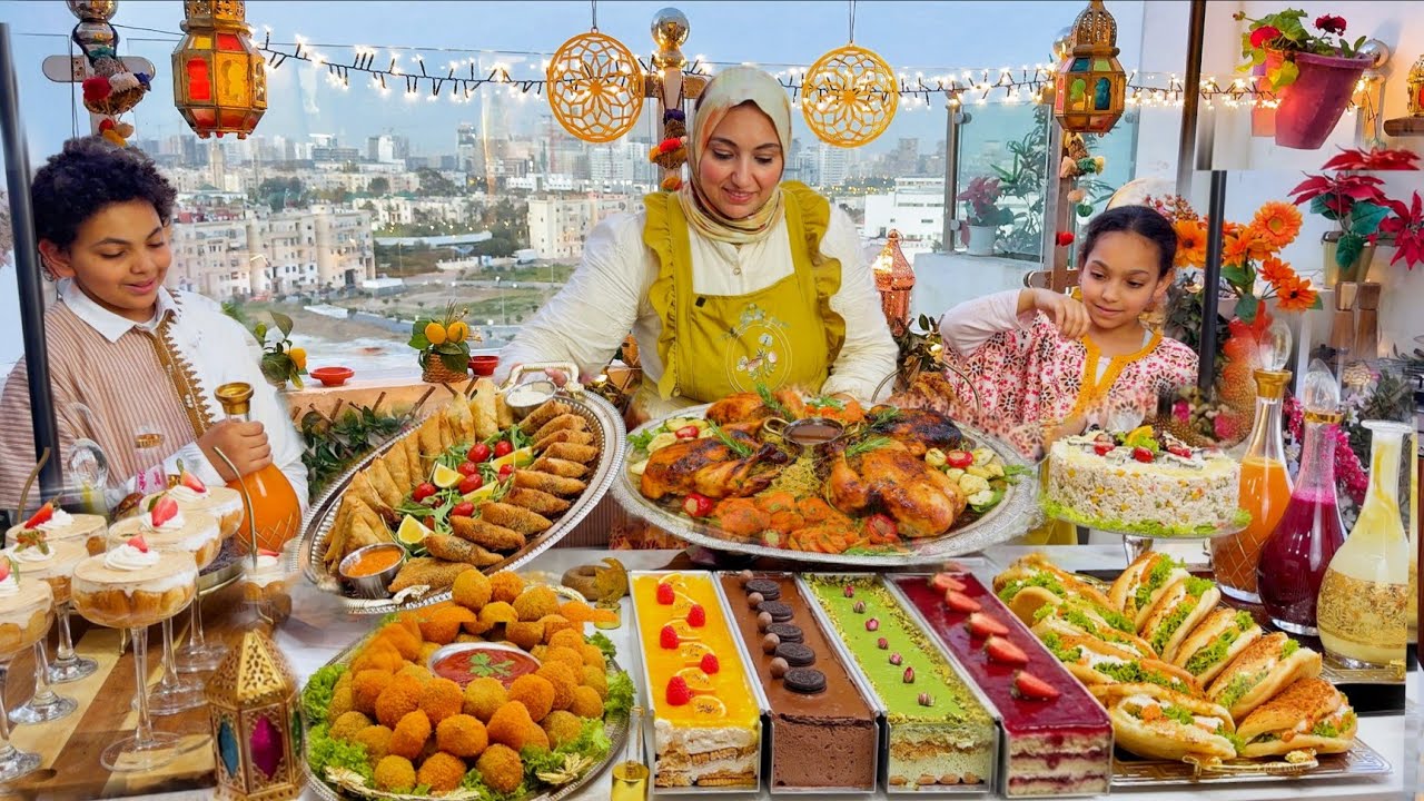 اللمة والهمة فطور 11 عراضة رمضان 2026 فطائر مملحات بدون عجين 4 كيك بارد خليط واحد دجاج مشو مطبخ تيما