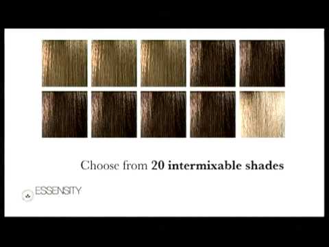 Essensity Hair Colour Chart