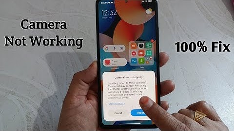 camera not opening | camera keep stopping | redmi poco