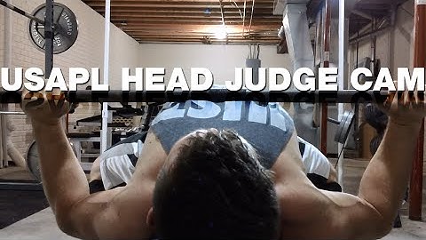 USAPL Bench Press Head Judges Cam