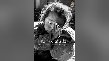 فَلَوَلَاَ اذَا بَلَغَتِ الحُلقُومَ 🎧🙏🤍 تلاوة جميلة 🩵