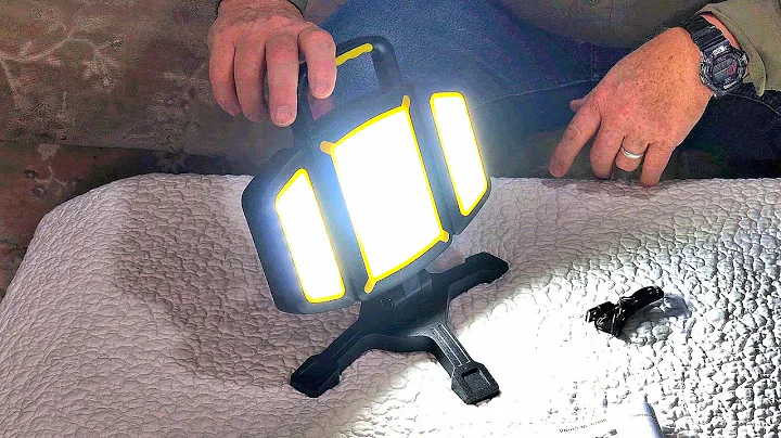 Magnetic Portable LED Work Light.  Unboxing and Demo