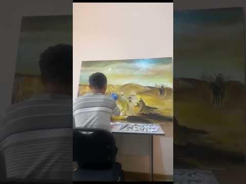 Camels Are In Desert Art Art Luxury Live