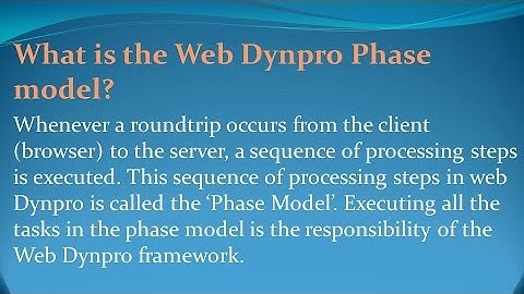 SAP Webdynpro Interview Questions and Answers for freshers and experienced– Part 4