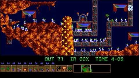 Custom Lemmings Level - Stripe Mine