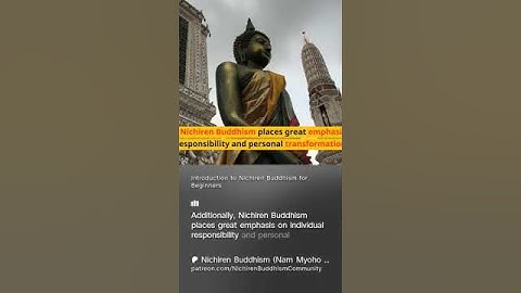 Introduction to Nichiren Buddhism for Beginners