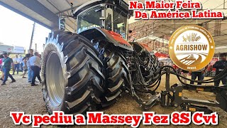 Novo MF 8S 305 CVT Na Maior Feira do Brasil Agrishow 2024