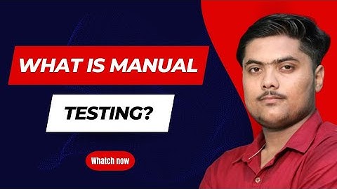 What is manual Testing? ||Explanation about manual Testing|| Testing Course ||Testing Titans #manual