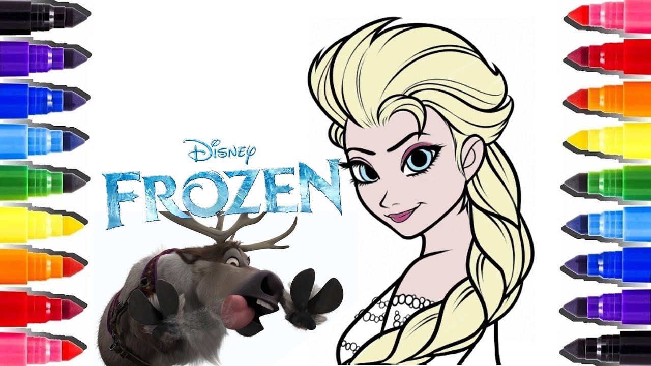 Elsa coloring pages Frozen movie disney Coloriage elsa reine des neiges