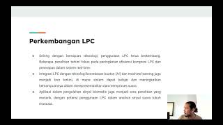 Multimedia - Linear Predictive Coding