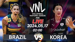2024 여자배구 VNL 1주차 대한민국 VS 브라질 입중계 LIVE