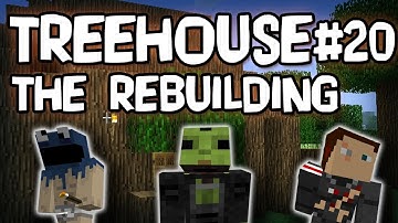 Minecraft Treehouse: The Rebuilding w/ Creatures #20