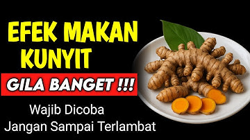 7 FAKTA KUNYIT YANG TERNYATA GILA BANGET !! - EFEK KUNYIT UNTUK LANSIA SEHAT 
