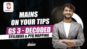 Mains Syllabus & PYQs Decoded - GS 3 | MAINS 2024 & 2025 | BRAHMASTRA | UPSC CSE | Sugam Bansal