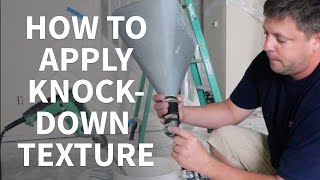 DIY How To Apply Knockdown Texture To Ceilings