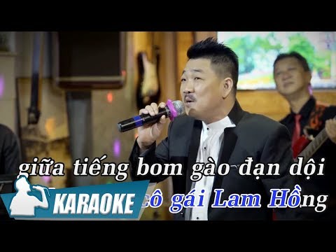 Chào Em Cô Gái Lam Hồng Karaoke Beat (Tone nam) - Tài Nguyễn | Nhạc Trữ Tình Karaoke