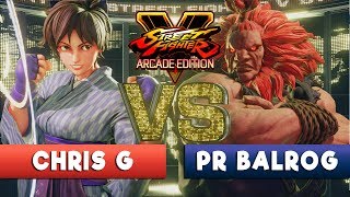 CHRIS G [Sakura] vs PR BALROG [Akuma] - Ranked Matches - Street Fighter V Arcade Edition