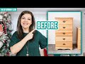 Trash to Treasure modern coastal dresser makeover from old to new! | The DIY Mommy