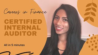 What is CIA | Is CIA worth it? Certified Internal Auditor | Nidhi Nagori