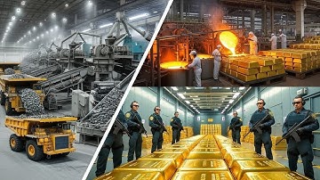 Inside America’s Gold Factory: How 99.99% Pure Gold Is Refined Full Process