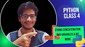 Python Course |  Video 4 | String concatenation | Illegal Variables