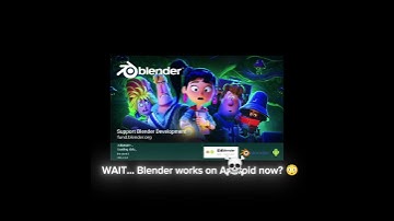 🔥WAIT....Blender works on Android now 😳 #blender #android
